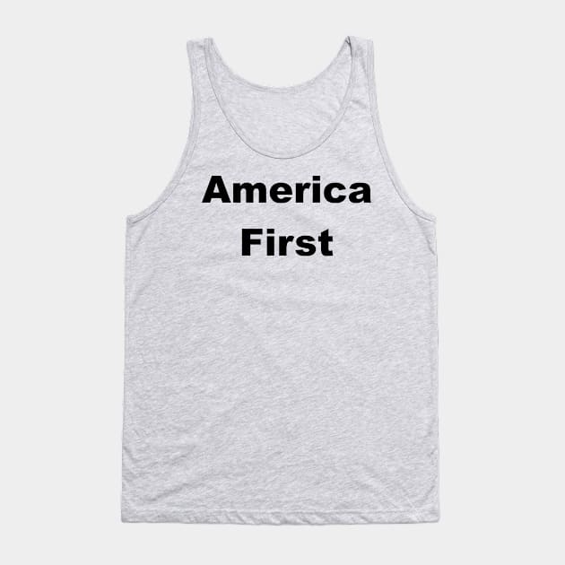 America First Tank Top by MacGordonsEmporium